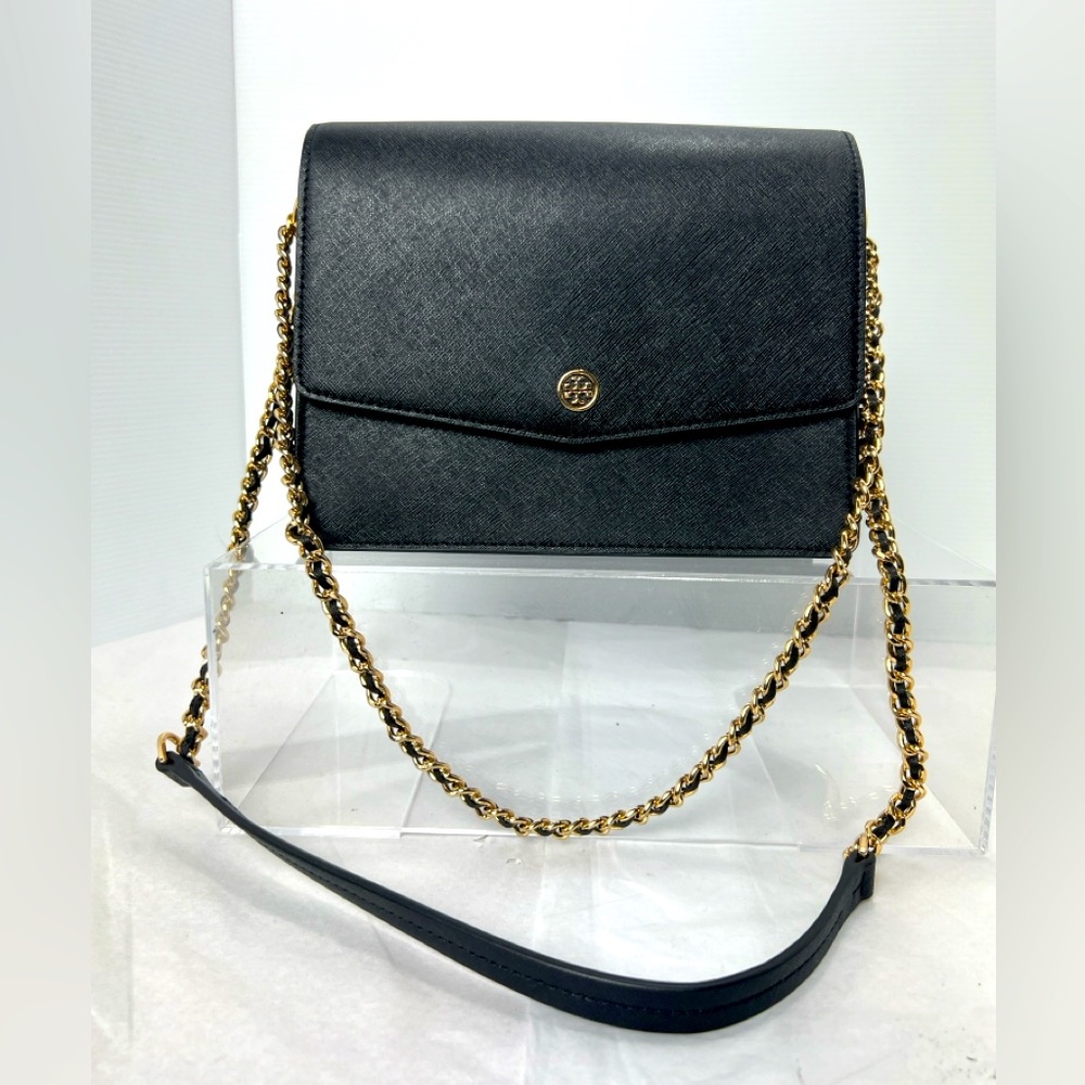 Tory Burch, leather chain cross bag